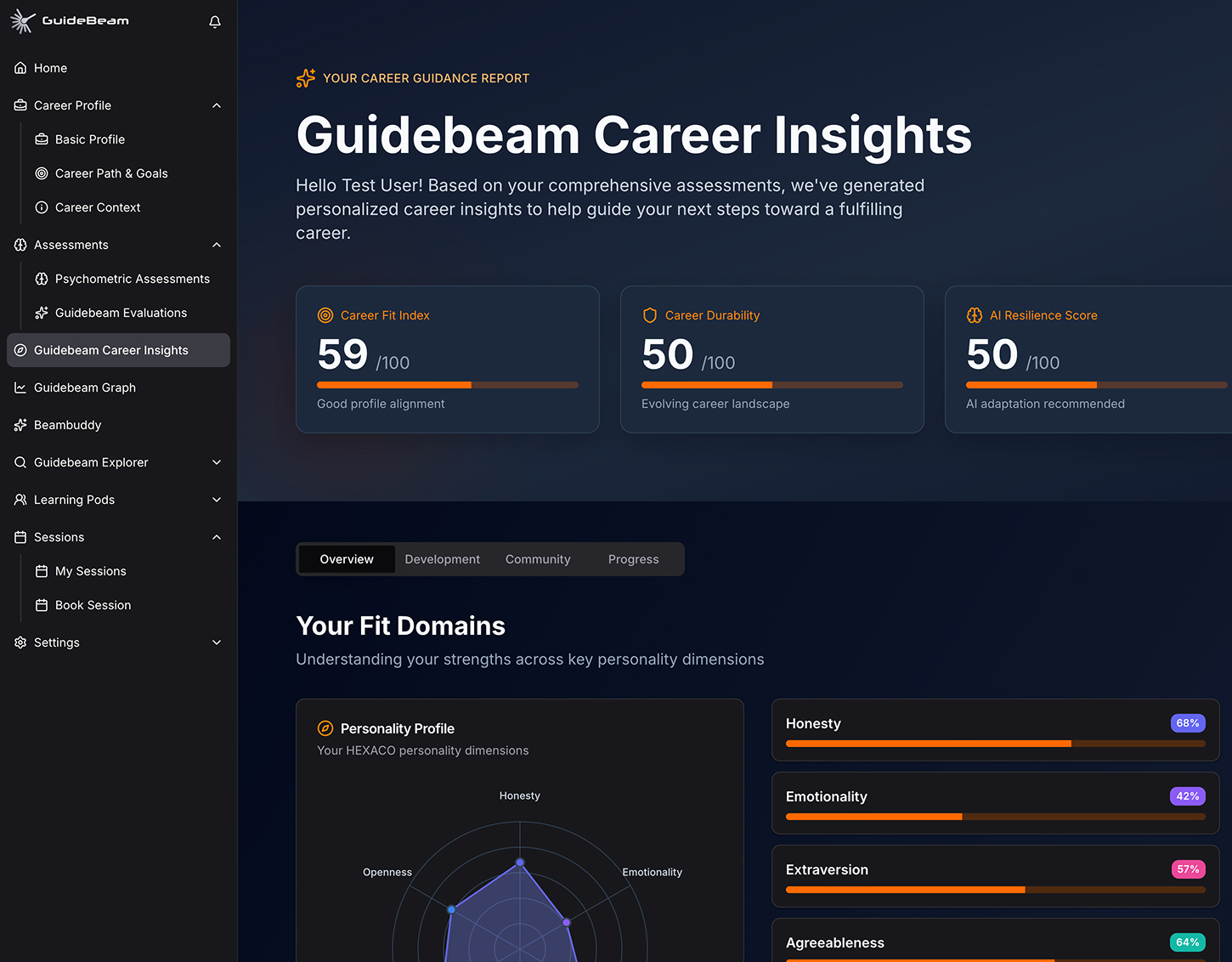 GuideBeam App Screenshot